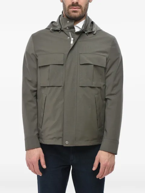 Corneliani Circle hooded utility jacket Green 93LHB79320124