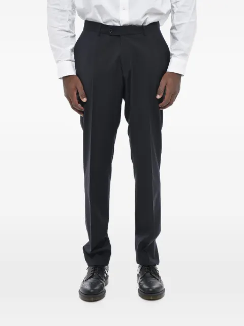 Corneliani four-pocket hidden-closure trousers Blue 274A082768563