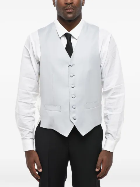 Corneliani Mantua virgin-wool waistcoat Grey 90C8322818238