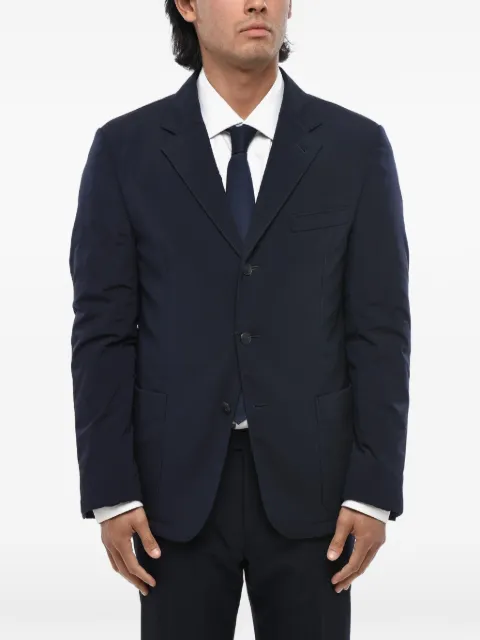 Corneliani single-breasted patch-pocket blazer Blue 896S232114513001