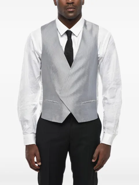 Corneliani Academy silk waistcoat Blue 89C0862117167001