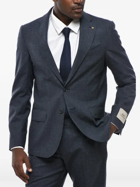 Corneliani single-breasted notch-lapel suit Blue 277Z632767349001