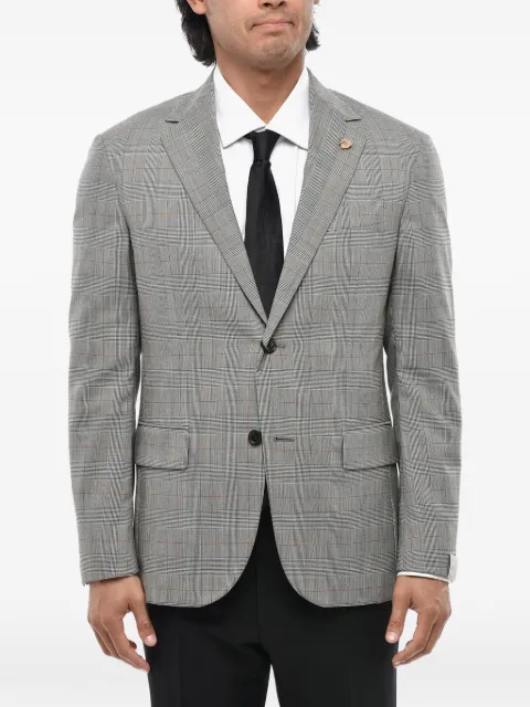 Corneliani district-check wool blazer Grey 91XH073117341015