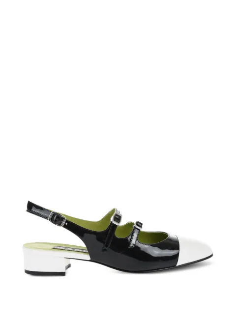 Carel Paris patent leather double-buckle pumps Black ABRICOT24LEBI