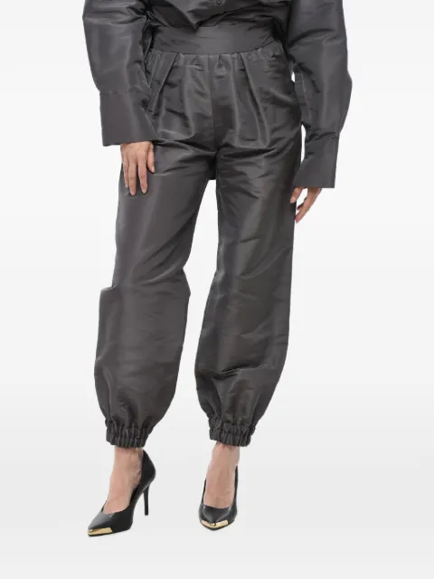 SUPER BLOND silk organza balloon trousers Grey TROUSEREGRIGIOSCURO