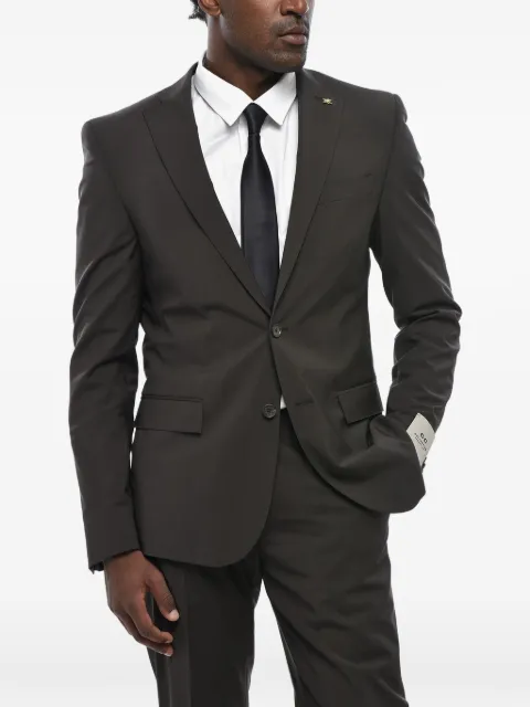 Corneliani single-breasted slim-fit suit Brown 277R292768563030