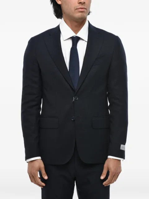 Corneliani Nino Danieli single-breasted blazer Blue 936Z869338475003