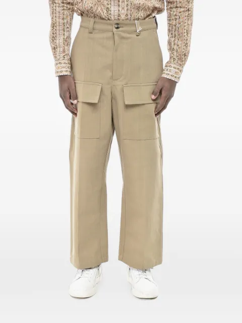 Valentino Garavani patch-pocket cargo trousers Neutrals VREB75AET