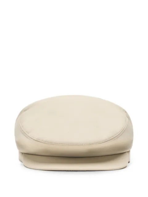 AMIRI vegan-leather driver hat Neutrals AW23MAH029