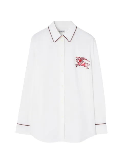 Burberry classic fit Heart Knight cotton shirt White 8128081
