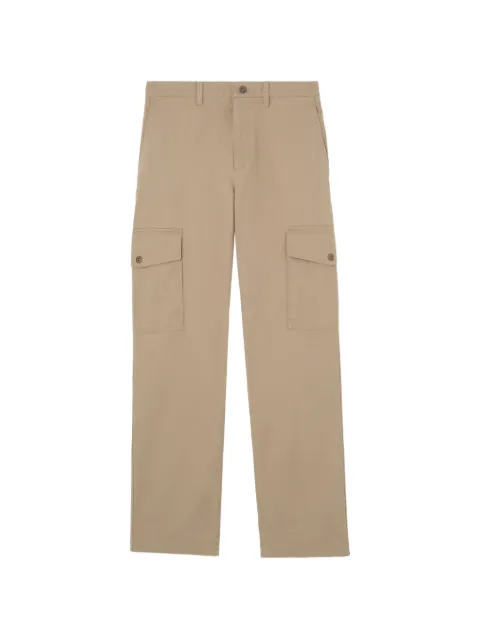 Burberry cotton twill cargo trousers Neutrals 8130047