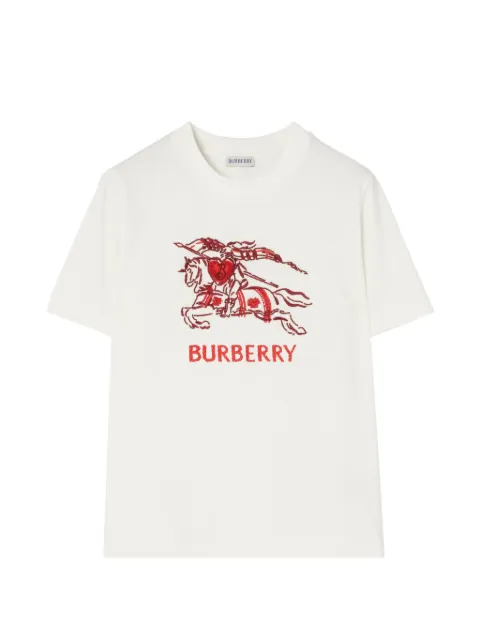 Burberry Heart Knight cotton T-shirt Neutrals 8127942