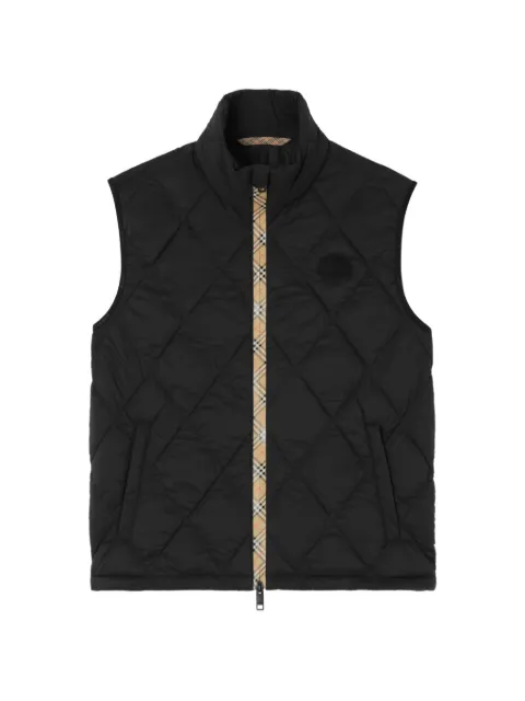Burberry Packable quilted nylon Acresford gilet Black 8129816