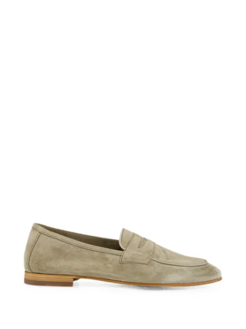 Frescobol Carioca Leme suede loafers Green 2790961
