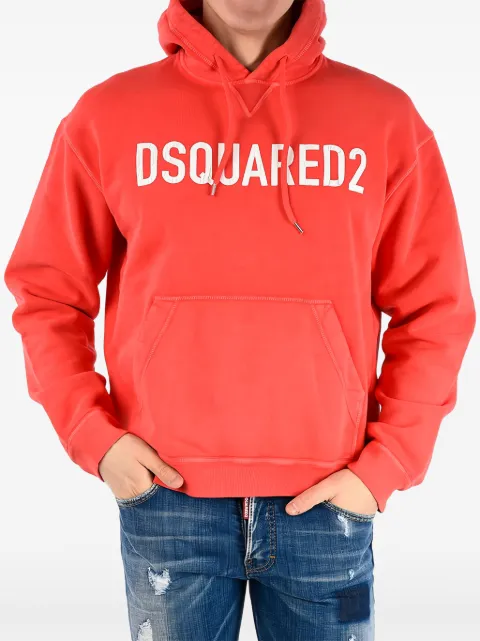 DSQUARED2 graphic-print hoodie Red S74GU0227S25217