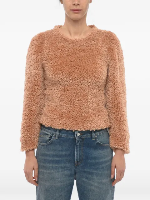 Stella McCartney Teddy bouclé sweater Neutrals 6K0242