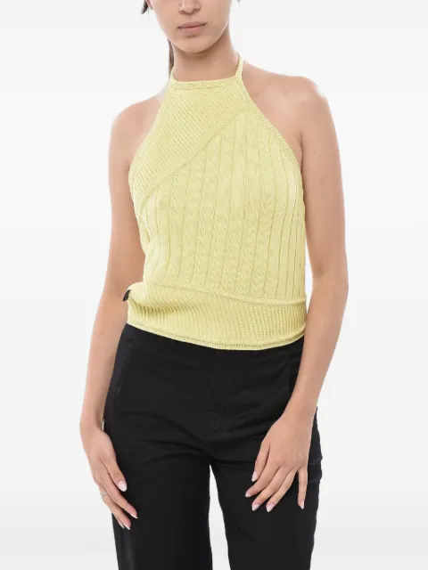 Woolrich crochet halterneck top Yellow CFWWKN0194FRUF06622155