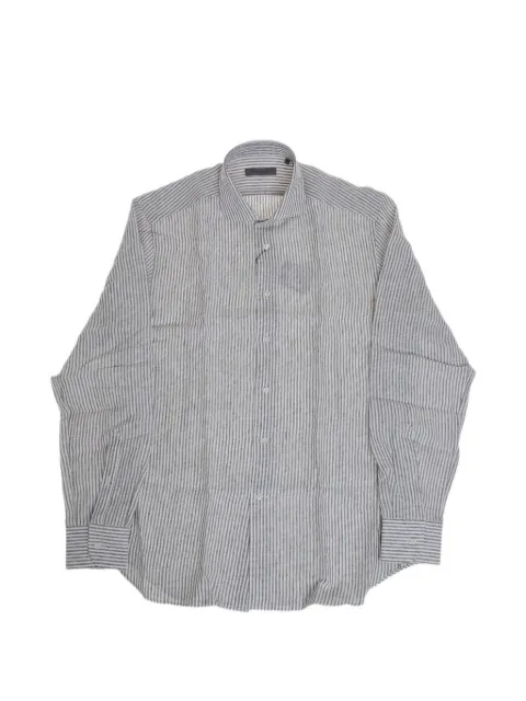 Corneliani striped french-collar shirt White 9327P10281239030