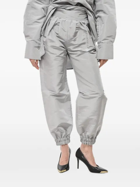 SUPER BLOND high-waist balloon trousers Grey TROUSEREGRIGIOCHIARO