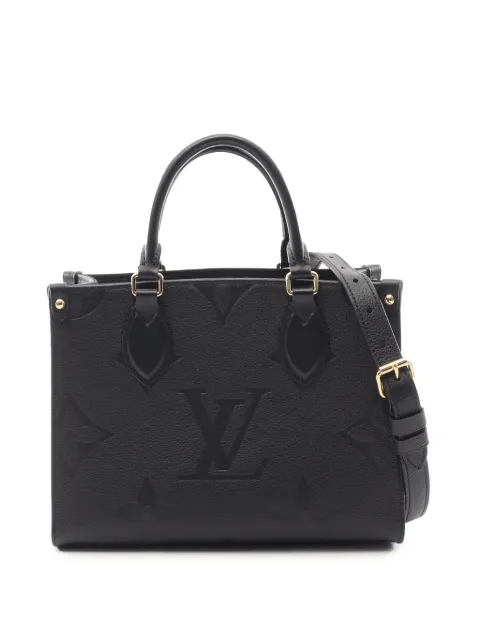 Louis Vuitton Pre-Owned 2021-2026 Monogram Empreinte Onthego PM satchel Black OHLP8LWP1EQY0V22