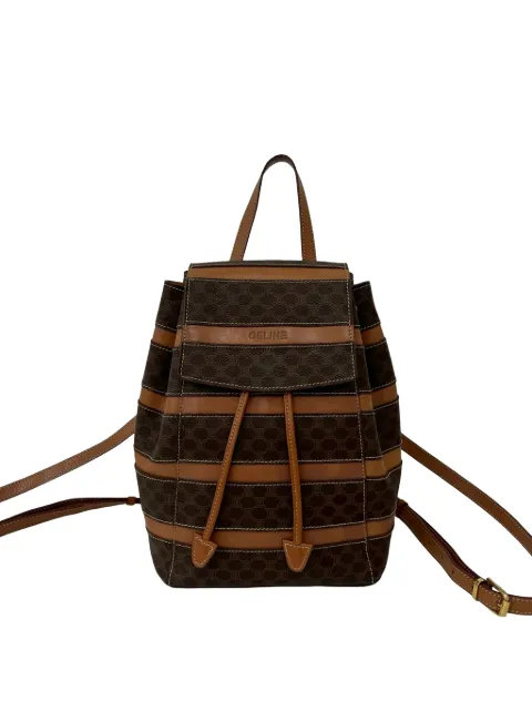 Celine Pre-Owned 1996 Macadam backpack Brown HZ01DB3U91L2GYWB