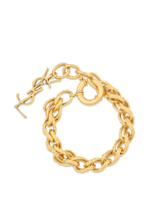 Saint Laurent rope-chain bracelet Gold 840629Y15008060