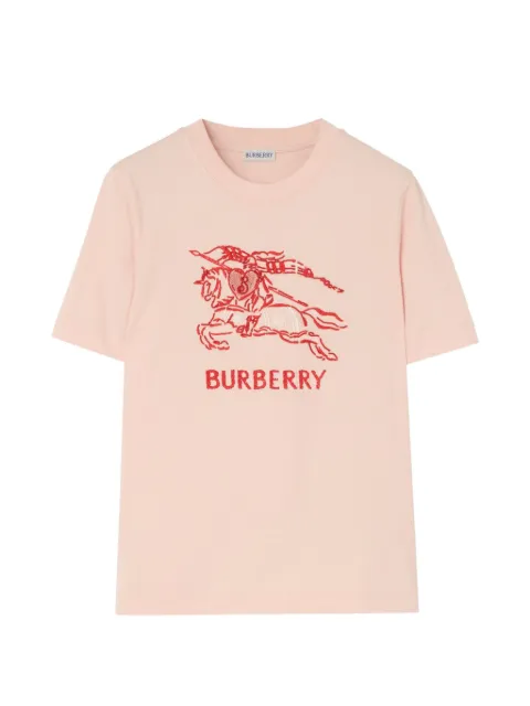 Burberry Heart Knight cotton T-shir Pink 8127943