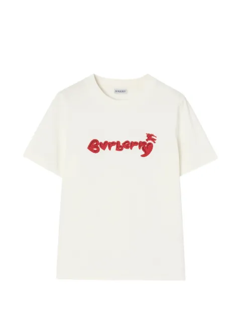 Burberry heart logo cotton T-shirt White 8127940