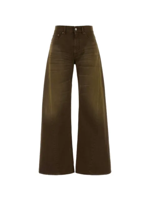 MM6 Maison Margiela faded panelled jeans Brown S52LA0238M35435