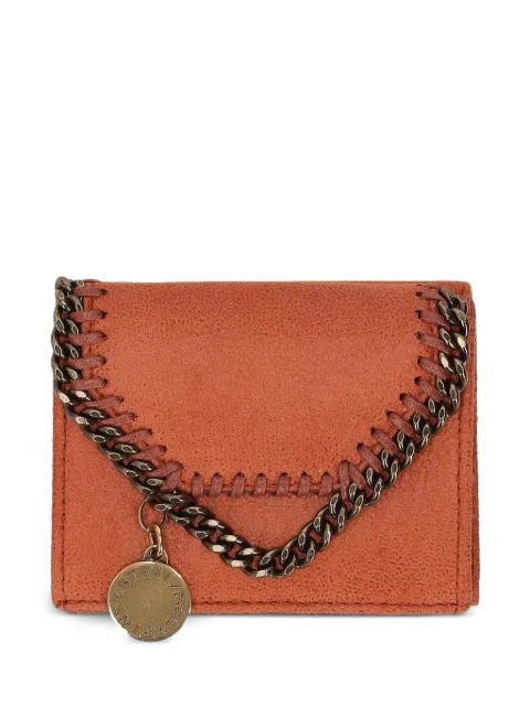 Stella McCartney Falabella trifold wallet eco s Brown 7P0095WP0735