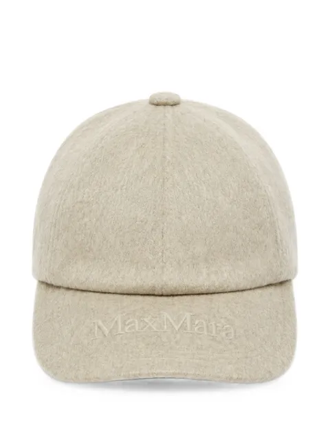 Max Mara logo-embroidered baseball cap Neutrals 2624576031