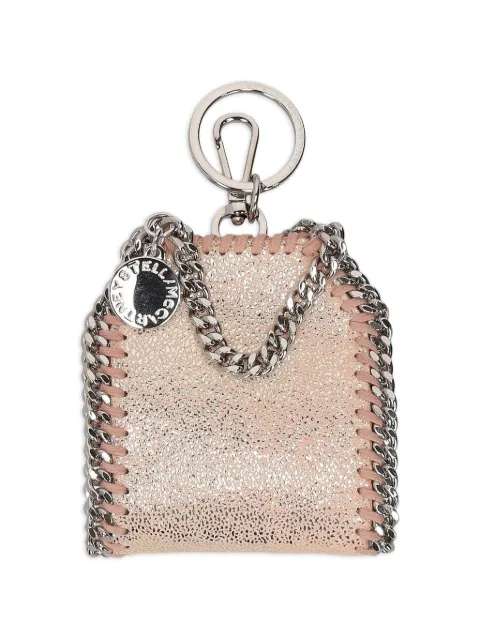 Stella McCartney Falabella chain-trim AirPods case keyring Neutrals 7V0108WP0301