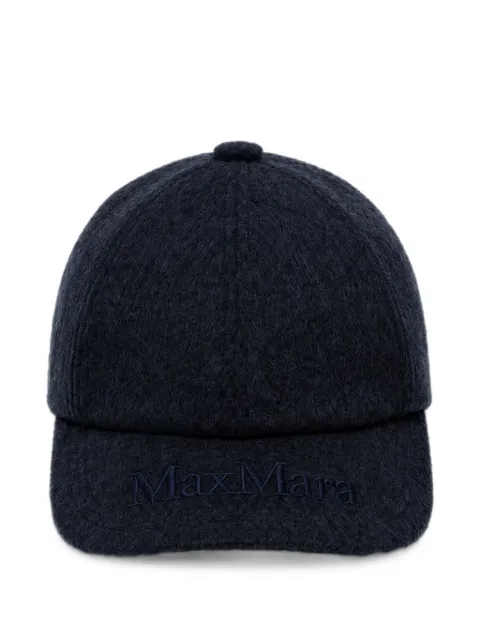 Max Mara logo-embroidered baseball cap Blue 2624576031