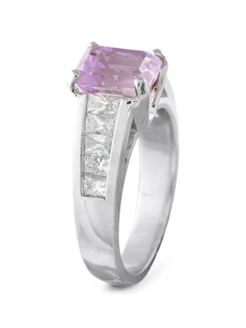 LB Exclusive sapphire and diamond ring Silver MF09062926