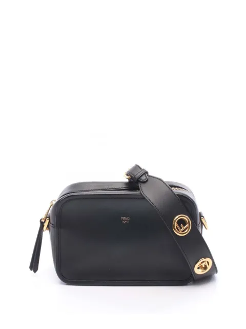 Fendi Pre-Owned 2018 Calfskin F is Fendi Camera Bag crossbody bag Black PYXYWYIX7WBKCB4Q