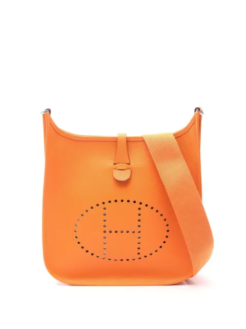 Hermès Pre-Owned 2005 Clemence Evelyne II 29 crossbody bag Orange MA49AB0CBVN7H07K