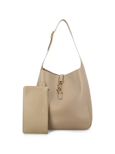 Saint Laurent large Le 5 à 7 leather shoulder bag Neutrals 850545AAAUQ1