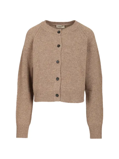Weekend Max Mara button-up wool cardigan Brown 2625346062600