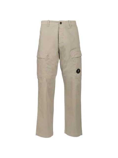C.P. Company Lens-detail cargo pants Neutrals 21CMPA090A005529G356
