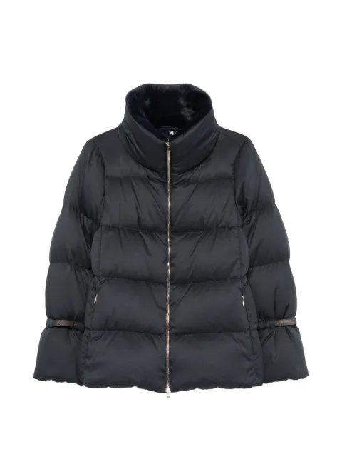 Herno faux-fur collar padded jacket Blue PI002254D12414Z