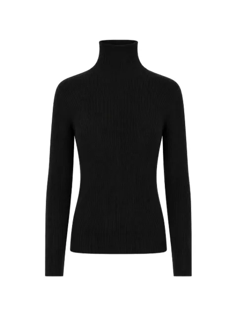 P.A.R.O.S.H. ribbed-knit turtleneck sweater Black D512552XLONG