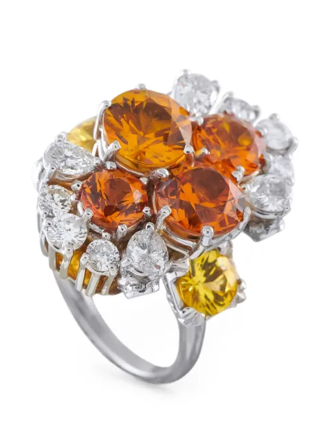 LB Exclusive sapphire and diamond ring Silver MF05062926