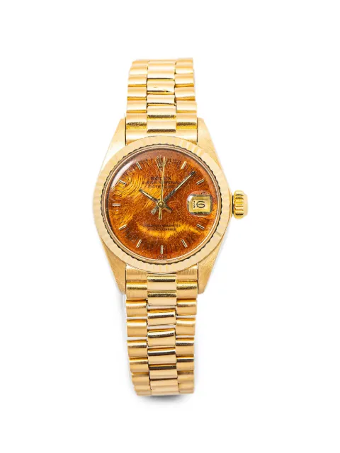 Rolex Datejust fluted bezel 26mm watch Orange 6917