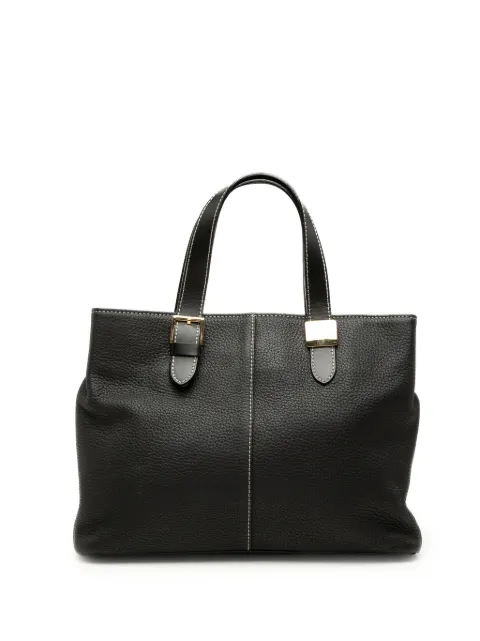 Burberry Pre-Owned 20th Century Leather tote bag Black LGMV7NSCITW5MNAZ