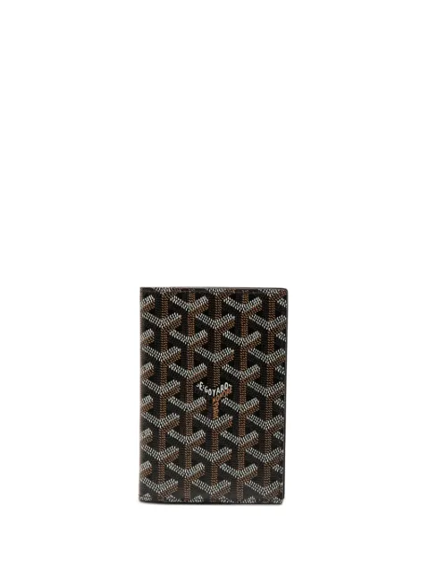 Goyard Pre-Owned 2019 Goyardine Grenelle passport cover Black 3PM5MY5MMKH7SO6X