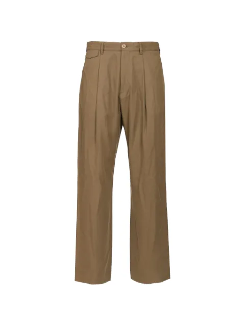 Paul Smith pleated straight-leg trousers Green M1RA146W03107