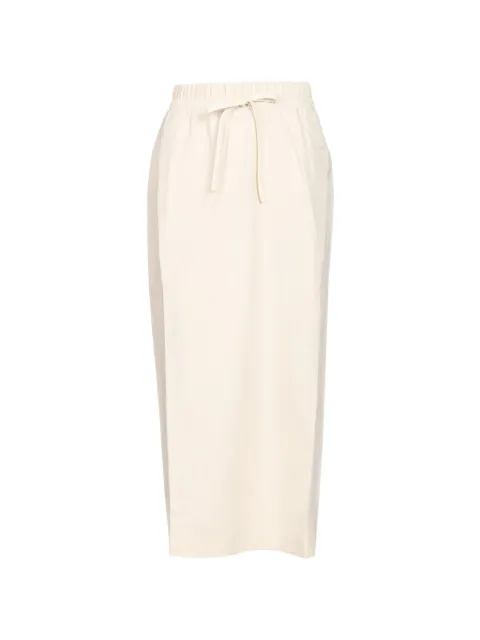 Weekend Max Mara drawstring-waist jersey skirt Neutrals 2625776021600