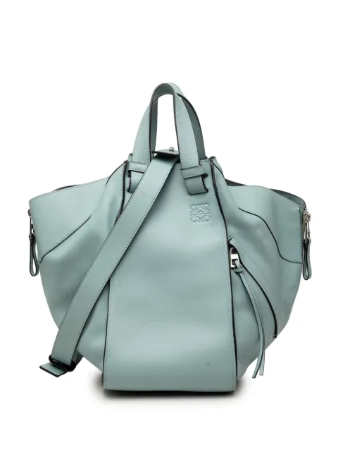 Loewe Pre-Owned 2016 Medium Leather Hammock satchel Blue A4SDU8V28AH79GB9