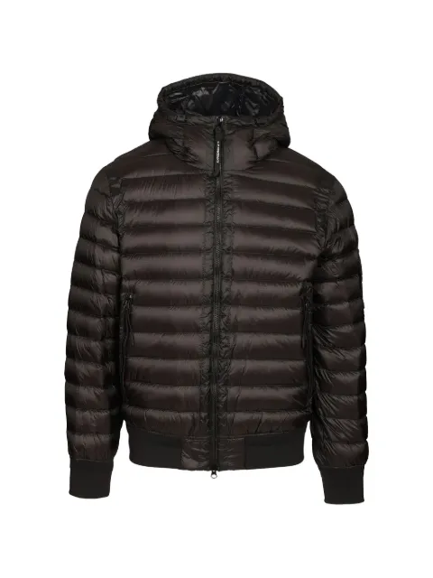 C.P. Company Lens-detail hooded jacket Black RCCMOW751A110416A999