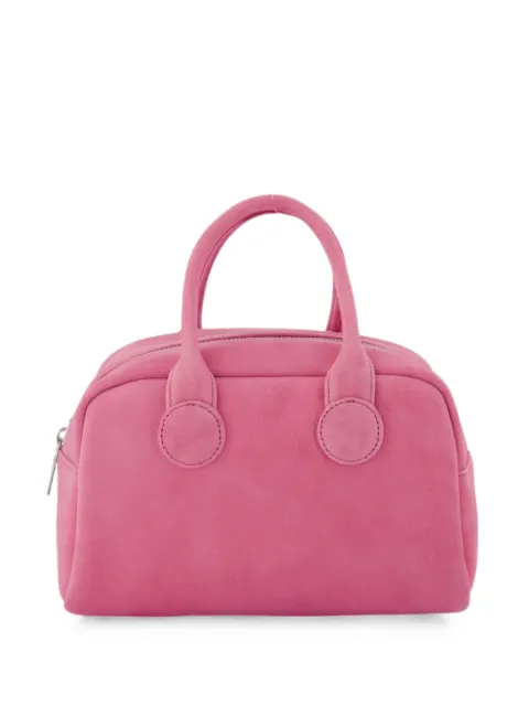 Marge Sherwood Soft Bowling suede tote bag Pink M26431TB06SUPK